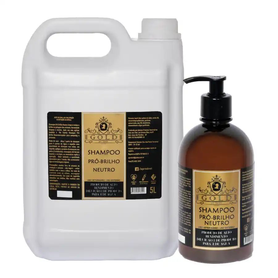 Shampoo Pró-Brilho Neutro GOLD